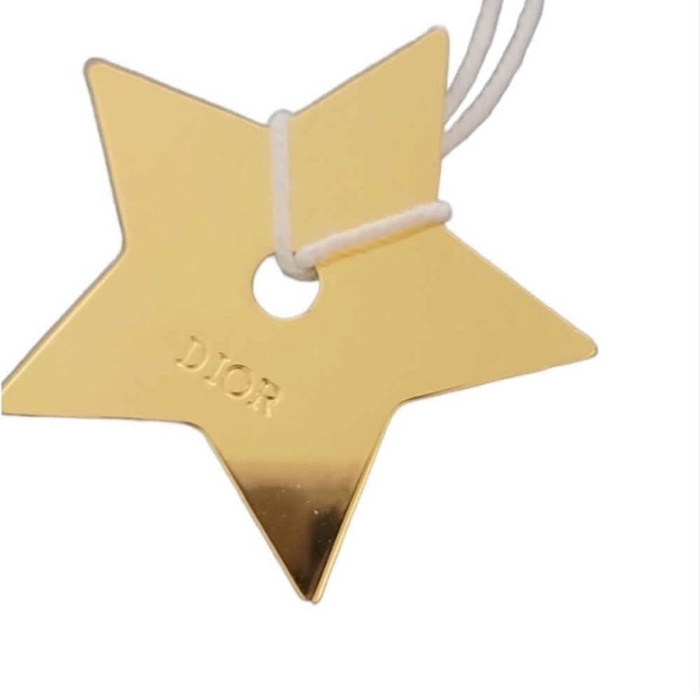 Authentic Dior Gold Star Pendant